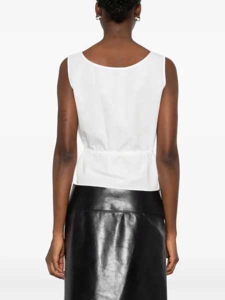 Top Miu Miu alb