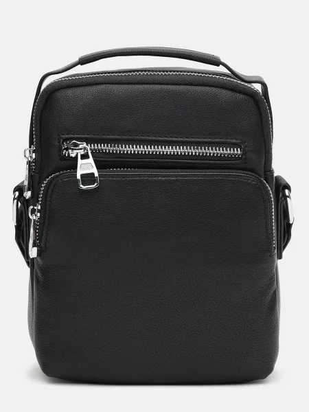 Кожаная сумка через плечо Ricco Grande черная