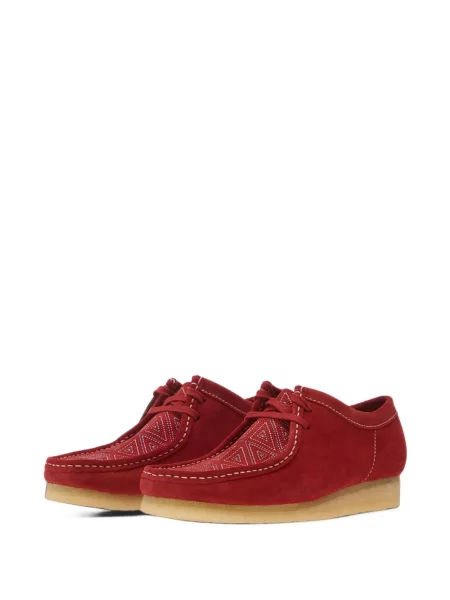 Лоуфъри Clarks Originals бродирани червено