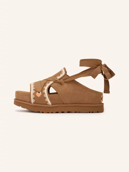 Ugg Sandały Na Platformie Goldenstar braun brązowe