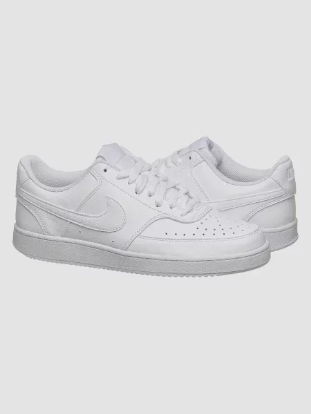 Кожаные повседневные кроссовки Nike NikeCourt белые