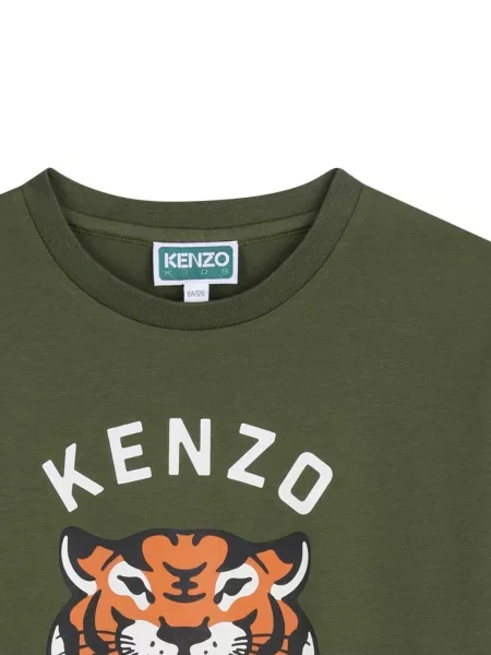 Dětské tričko Kenzo zelené