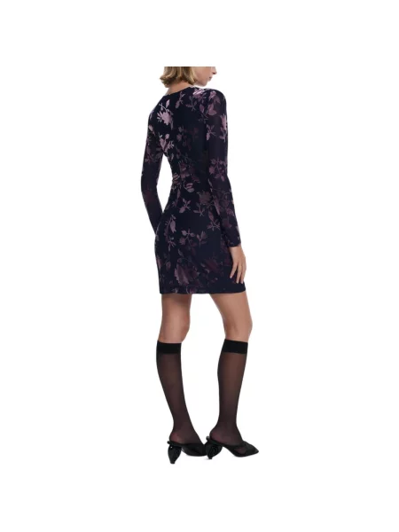 Šaty Desigual Medora Mini Dress Red XS červené