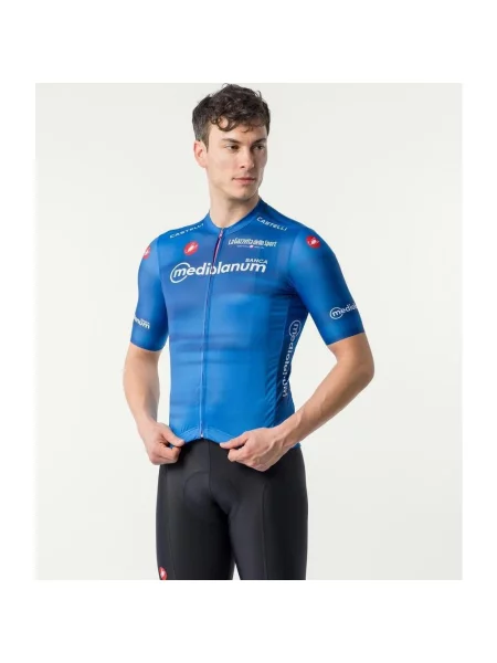 Koszulka rowerowa Giro d'Italia Competizione 4 z krótkim rękawem XXL niebieska