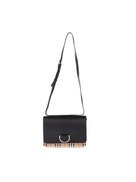 Torebka Burberry skórzana czarna