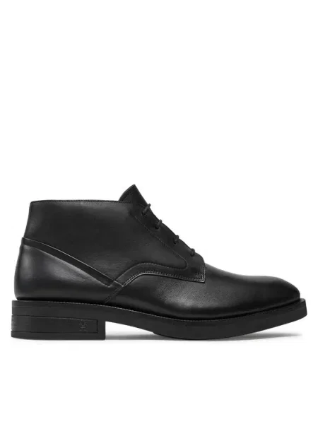 Auliniai batai Tommy Hilfiger Tl Lth Boot juoda