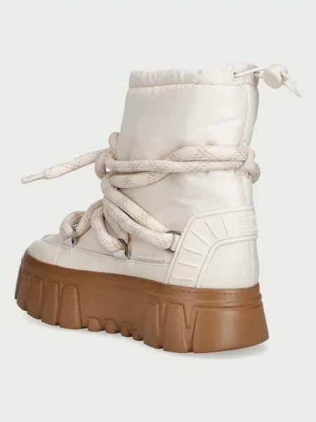 Tommy Jeans TJW PLATFORM SNOWBOOT WL śniegowce beżowe