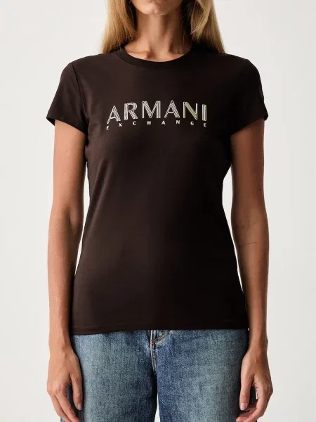 Póló Armani Exchange barna