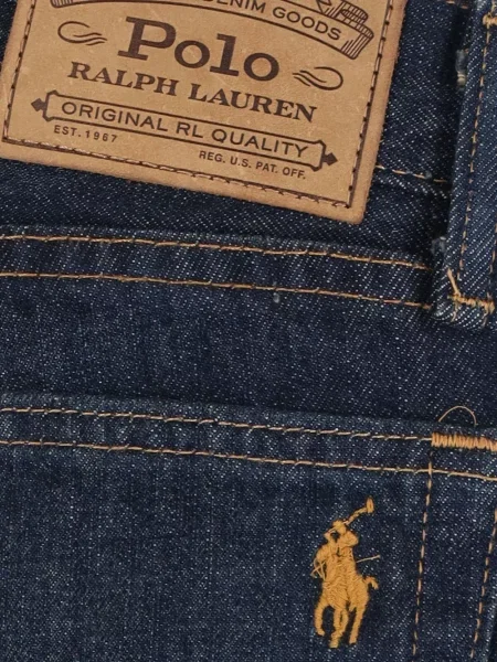 Blugi Polo Ralph Lauren cu broderie albastru