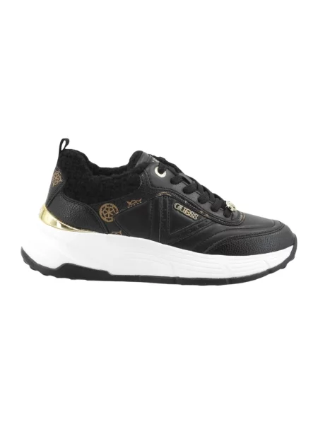 Buty do biegania Guess skórzane do biegania czarne