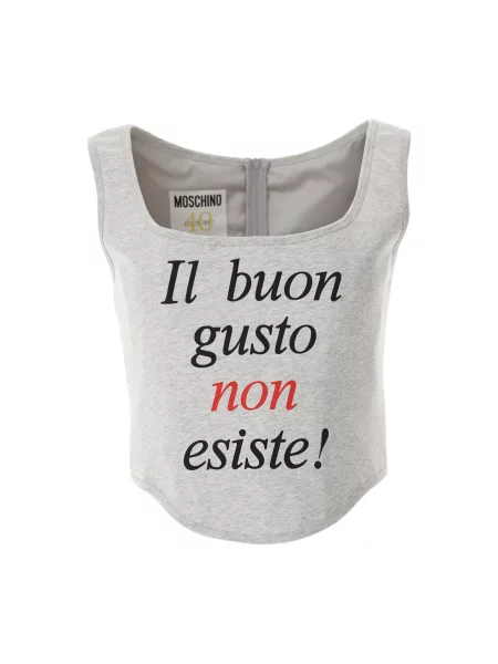 Top Moschino szary