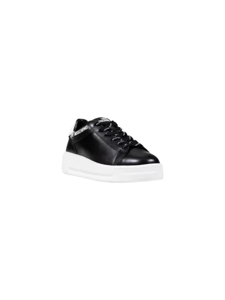 Sneakersy Love Moschino z logo czarne