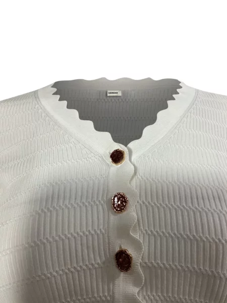 Cropp cardigan Sandro alb