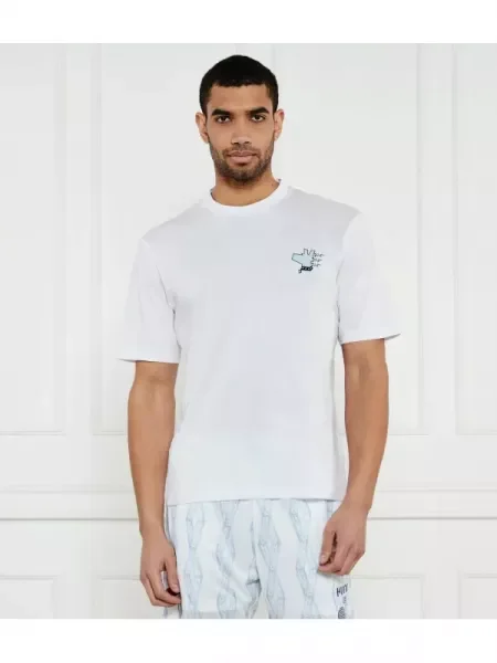 Hugo Blue Póló Nagulop | Relaxed fit fehér