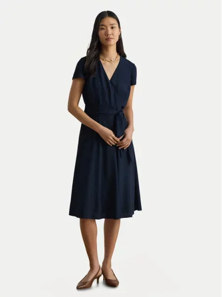 LAUREN RALPH LAUREN Koktel haljina Tamnoplava plava