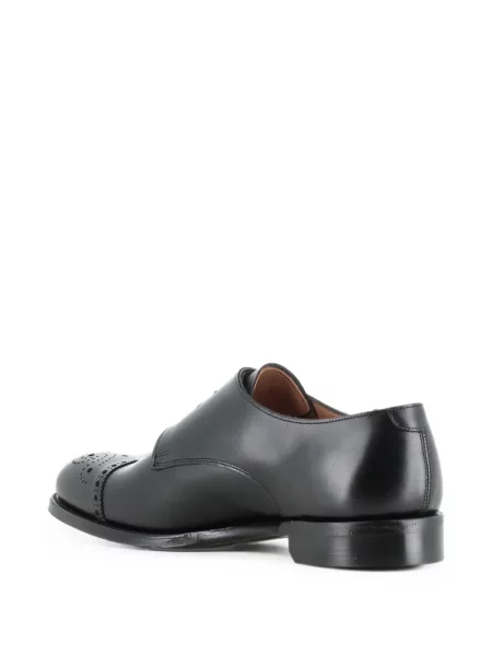 Brogues Cheaney cu bretele negru