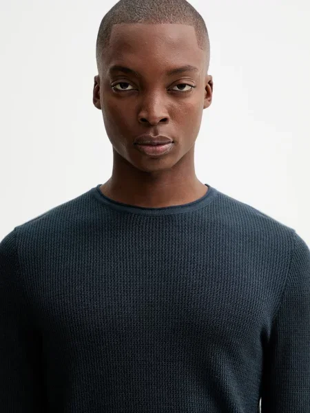 Шерстяной легкий свитер Rag & Bone синий