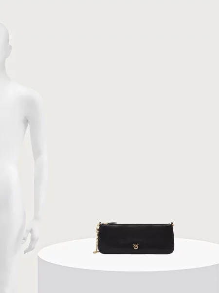 Кожаный клатч Pinko