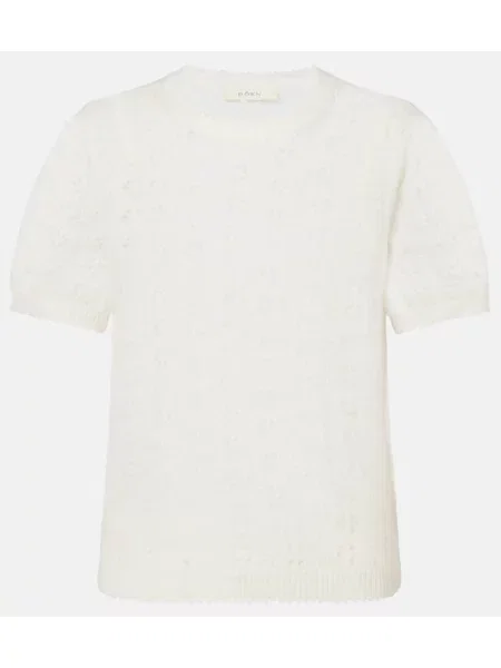 Pulover Dôen de lână alb