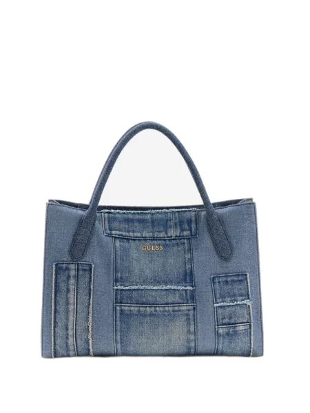 Geantă shopper Guess albastru