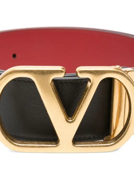 Curea Valentino Garavani din piele negru