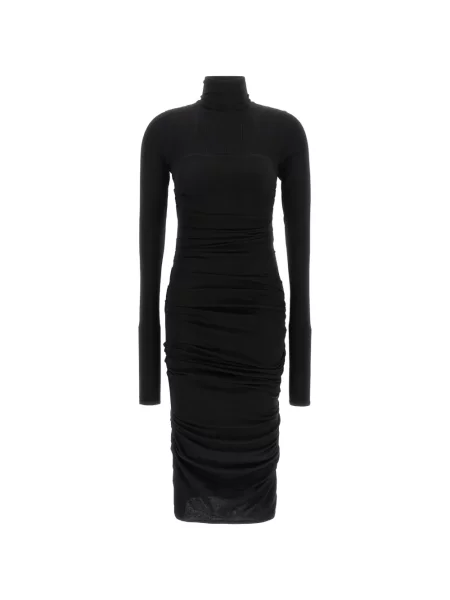 Ușor rochie Elisabetta Franchi din jerseu negru