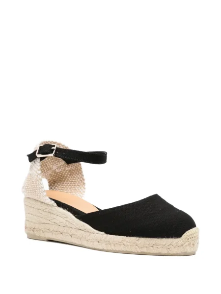 Cropp espadrile Castaner cu bretele negru