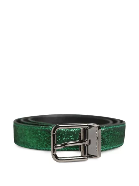 Cu centură curea Dolce & Gabbana cu cataramă verde