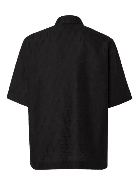 Jacquard košulja Fendi crna