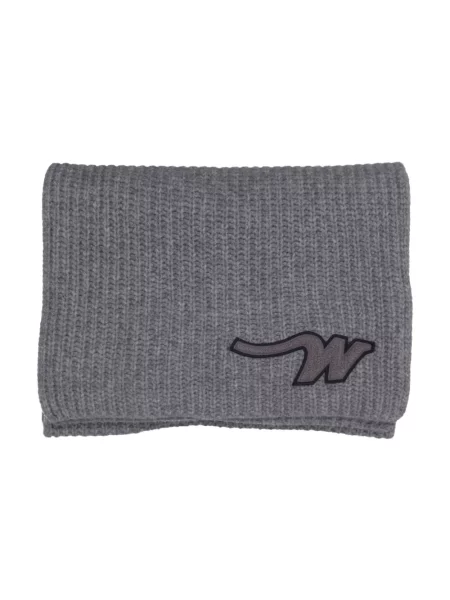 Szal Weekend Max Mara wełniana szara