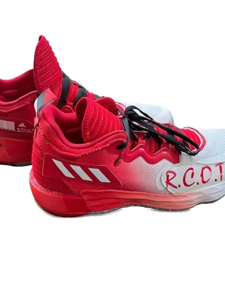 Puntíkaté tenisky Adidas Dame bílé