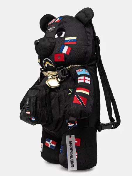 Рюкзак Sprayground малий візерунок чорний
