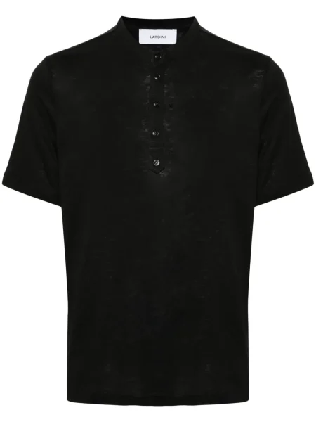 Tricou Lardini tricotate negru