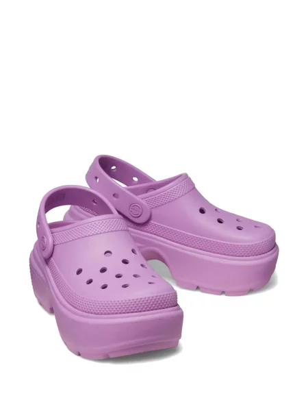 Sandale Crocs cu platformă violet