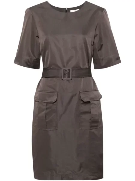 Rochie mini P.a.r.o.s.h. de costum maro