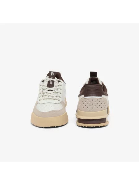 Lacoste Sneakersy Slam Break Ecru biały