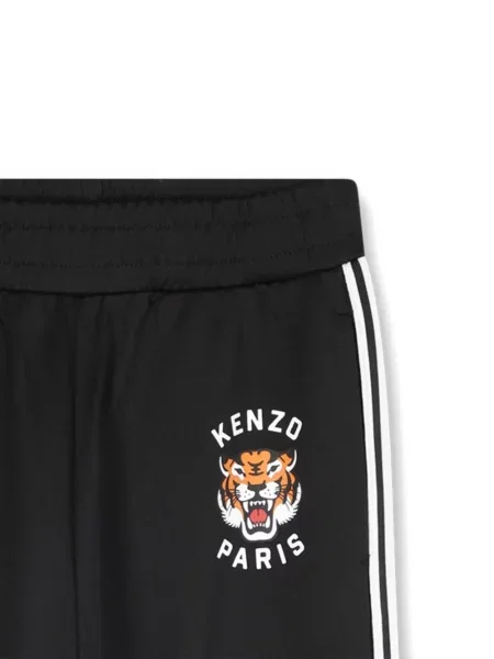 Spodnie dziecięce Kenzo czarne