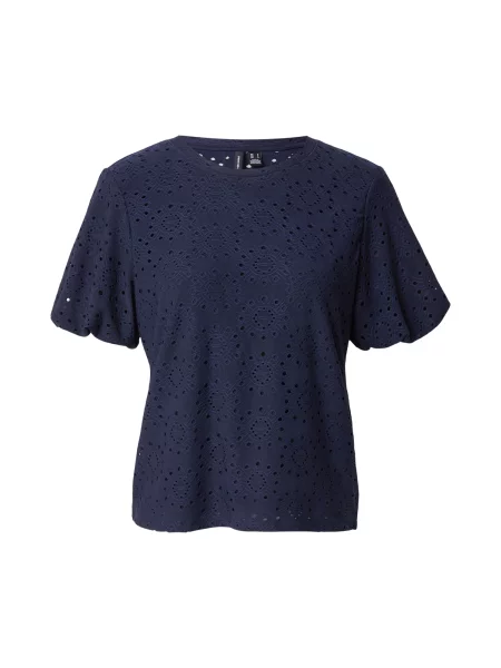 VERO MODA Marškinėliai VMTASSA tamsiai mėlyna