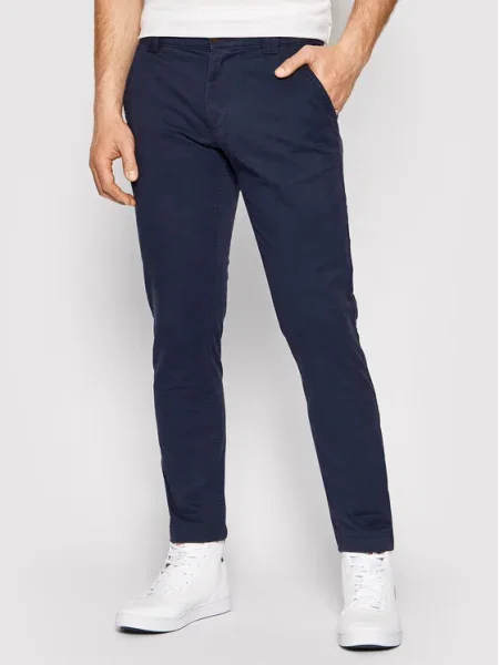 Tommy Jeans Pantaloni chino Tjm Scanton Bleumarin