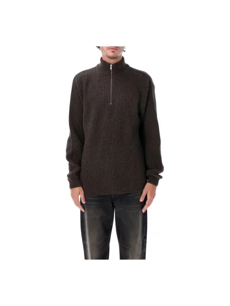 Sweter Colorful Standard wełniany brązowy