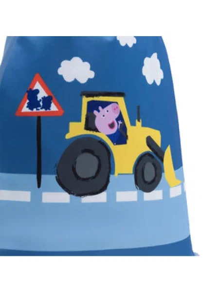 Vak na stahovací šňůrky Peppa Pig modrý