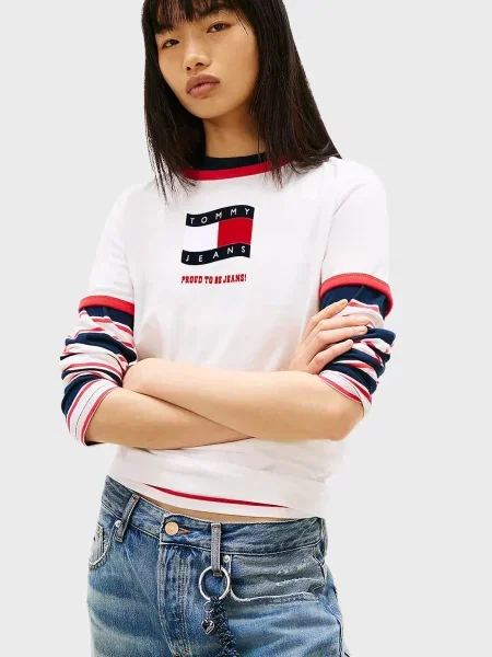 Футболка Tommy Jeans белая