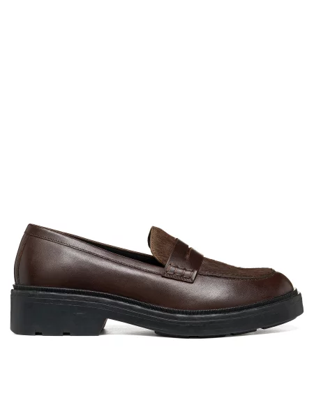 Pantofi loafer Geox maro