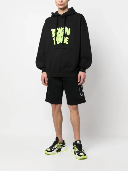 Hoodie Bonsai με σχέδιο μαύρο