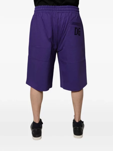 Pantaloni scurți Dolce & Gabbana cu imagine violet