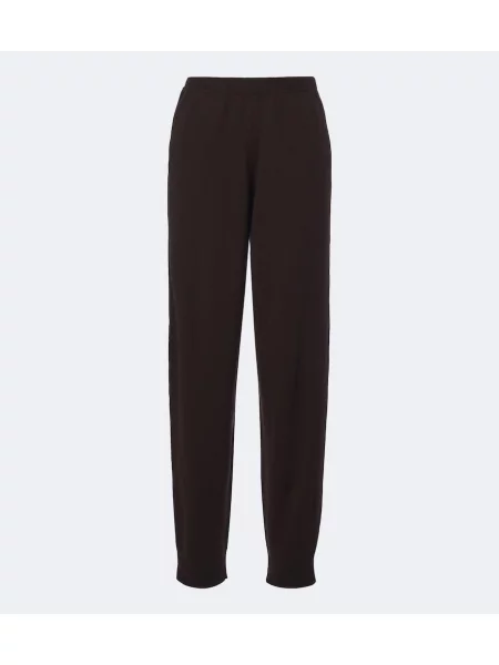 Pantaloni sport Jardin Des Orangers de lână maro