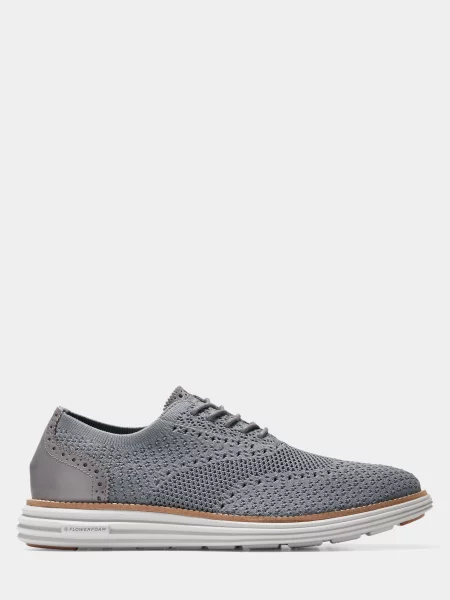 Оксфорди Cole Haan текстиль сірий