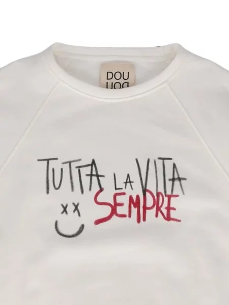Sweter dziecięcy Douuod biały