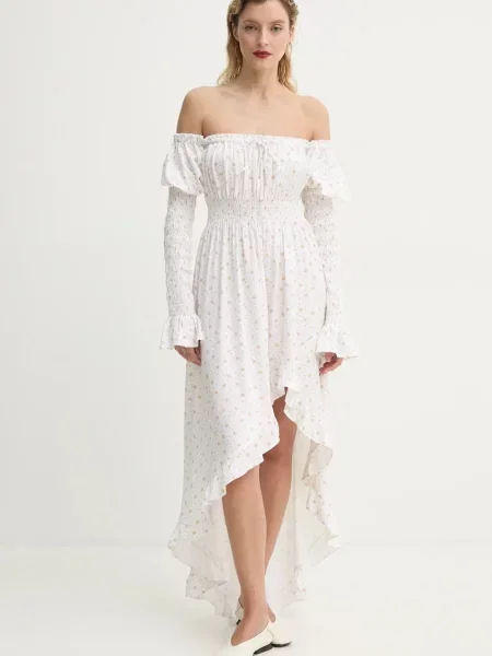 Сукня The Sleeper maxi розкльошена білий