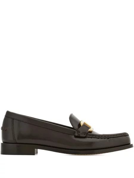 Pantofi loafer Ferragamo din piele maro